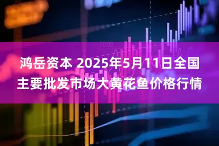 鸿岳资本 2025年5月11日全国主要批发市场大黄花鱼价格行情